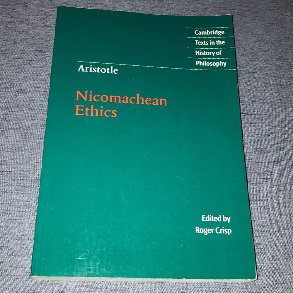 Cambridge Texts in the History of Philosophy: Nicomachean Ethics by Aristotle